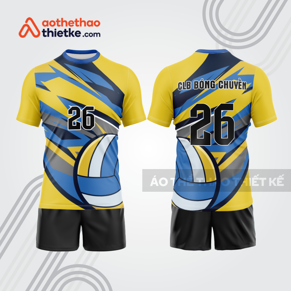 Mẫu thiết kế quần áo thi đấu bóng chuyền bc916