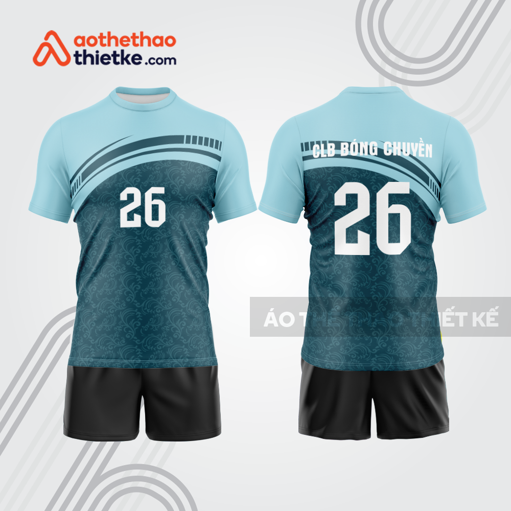 Mẫu thiết kế quần áo thi đấu bóng chuyền bc924