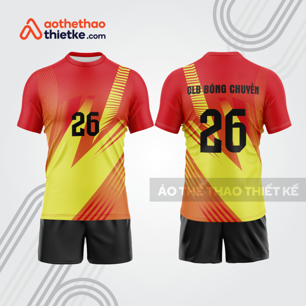 Mẫu thiết kế quần áo thi đấu bóng chuyền bc937