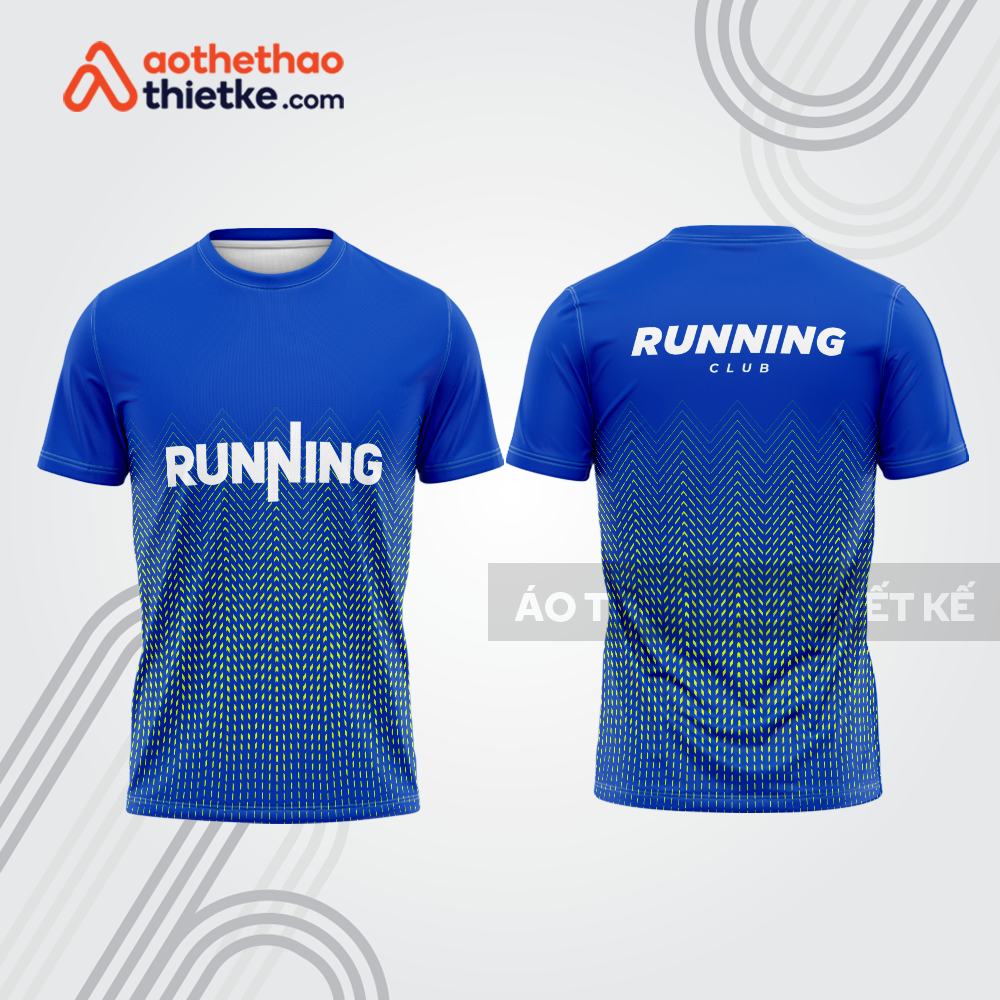 Mẫu thiết kế áo thun cổ tròn chạy bộ đẹp cba1735