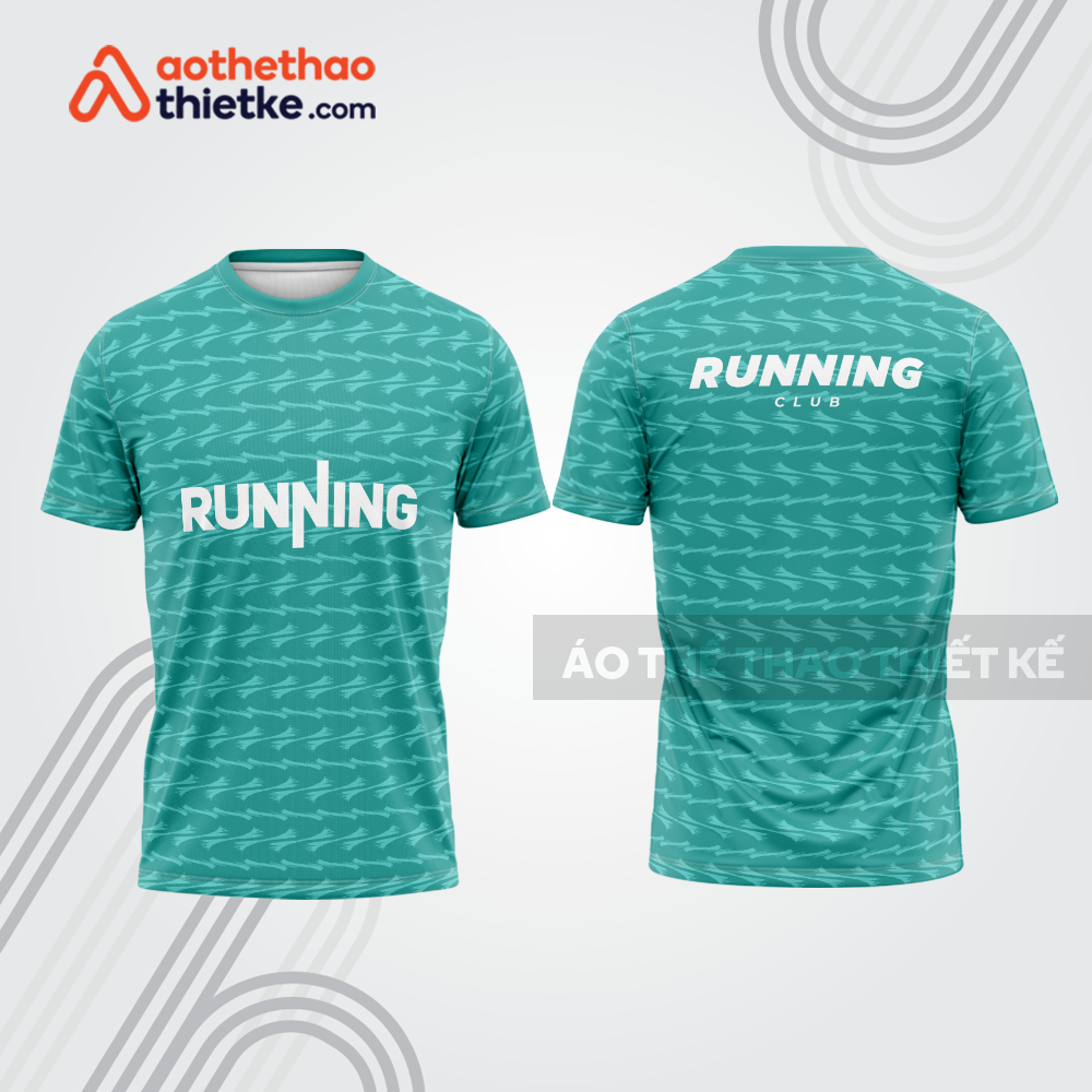 Mẫu thiết kế áo thun cổ tròn chạy bộ đẹp cba1737