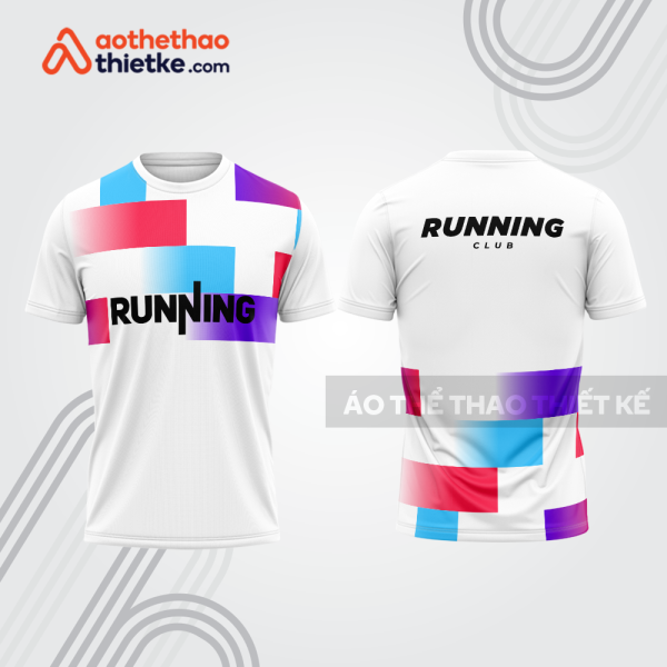 Mẫu thiết kế áo thun cổ tròn chạy bộ đẹp cba1738