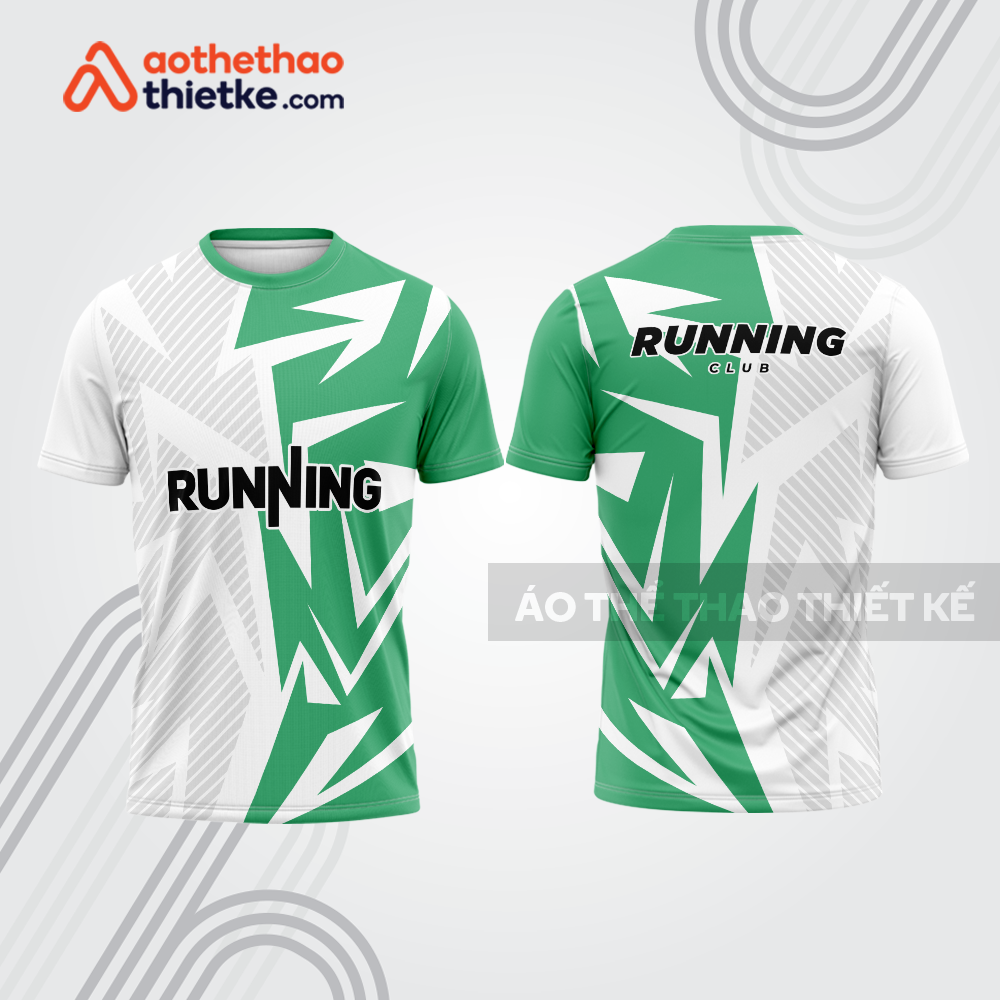 Mẫu thiết kế áo thun cổ tròn chạy bộ đẹp cba1741