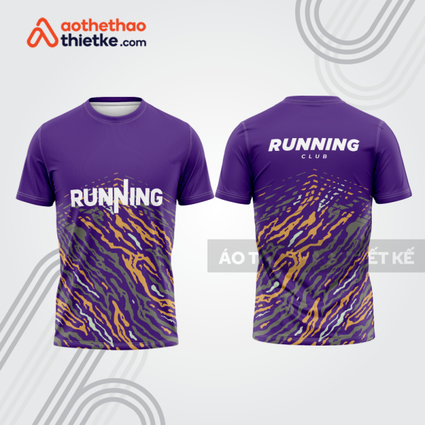 Mẫu thiết kế áo thun cổ tròn chạy bộ đẹp cba1748