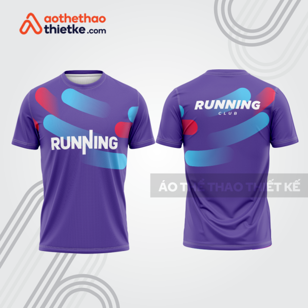 Mẫu thiết kế áo thun cổ tròn chạy bộ đẹp cba1784