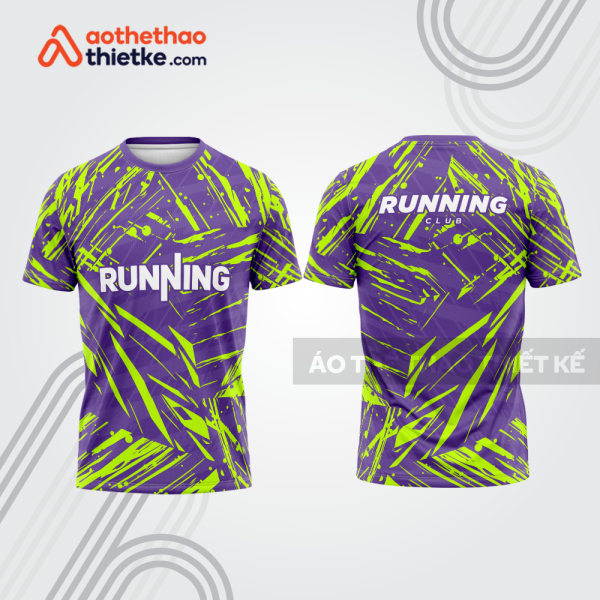 Mẫu thiết kế áo thun cổ tròn chạy bộ đẹp cba1793