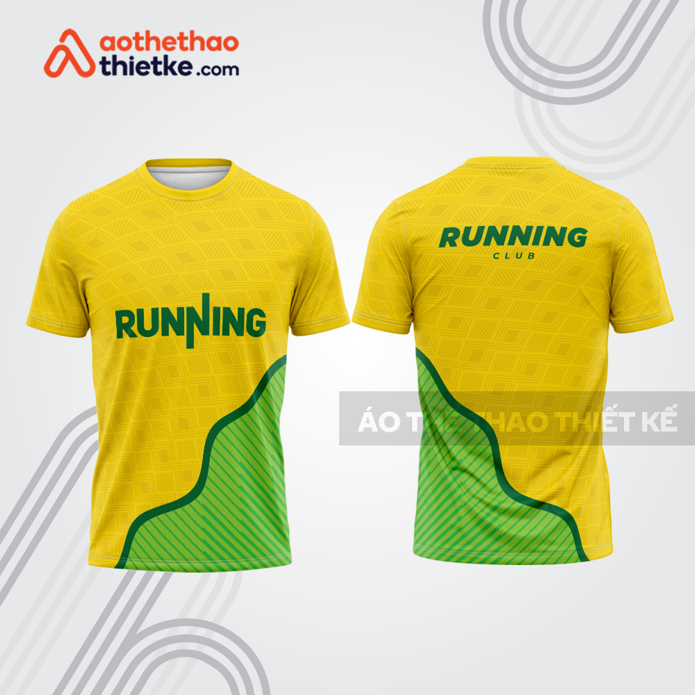 Mẫu thiết kế áo thun cổ tròn chạy bộ đẹp cba1810