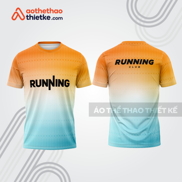 Mẫu thiết kế áo thun cổ tròn chạy bộ đẹp cba1827