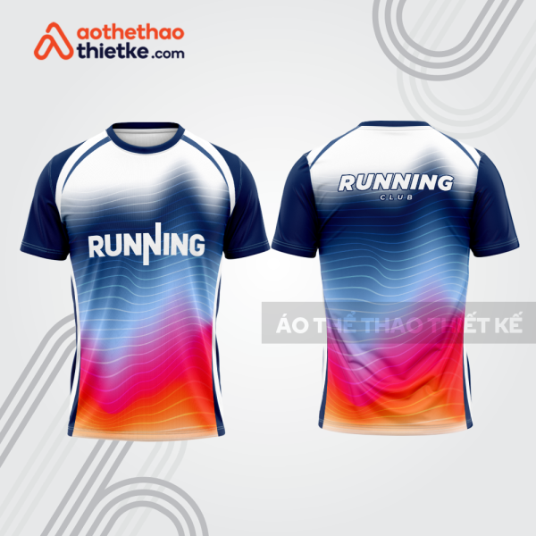 Mẫu thiết kế áo thun cổ tròn chạy bộ đẹp cba1828