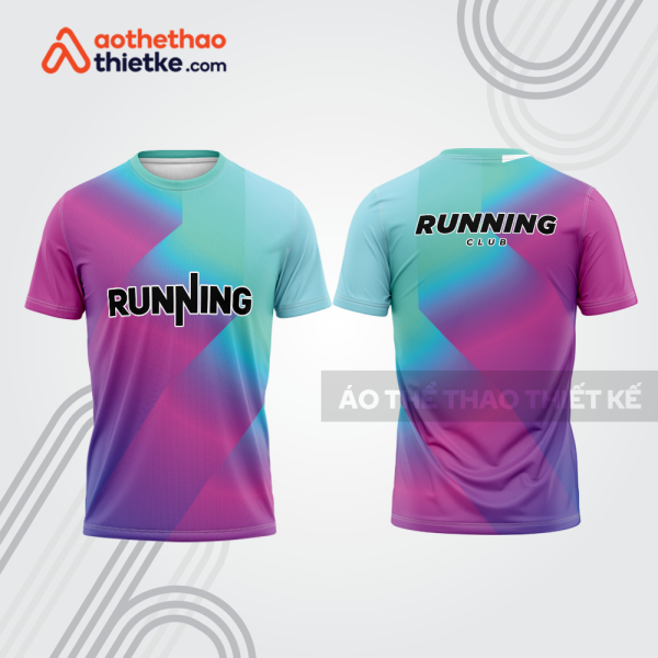 Mẫu thiết kế áo thun cổ tròn chạy bộ đẹp cba1833