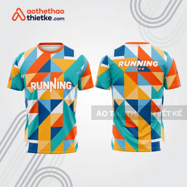 Mẫu thiết kế áo thun cổ tròn chạy bộ đẹp cba1838