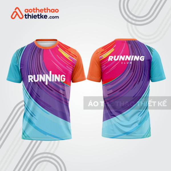 Mẫu thiết kế áo thun cổ tròn chạy bộ đẹp cba1846