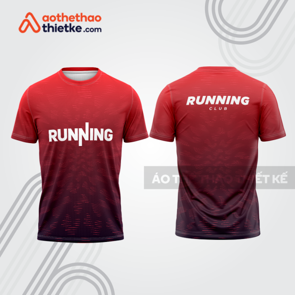 Mẫu thiết kế áo thun cổ tròn chạy bộ đẹp cba1854