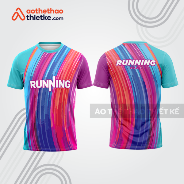 Mẫu thiết kế áo thun cổ tròn chạy bộ đẹp cba1855