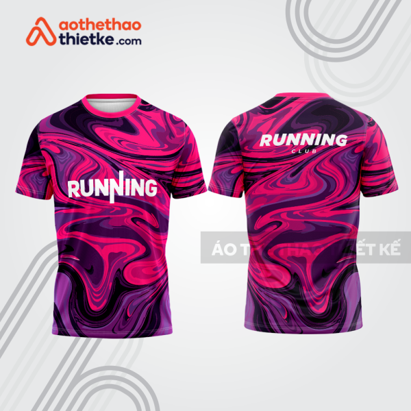 Mẫu thiết kế áo thun cổ tròn chạy bộ đẹp cba1859