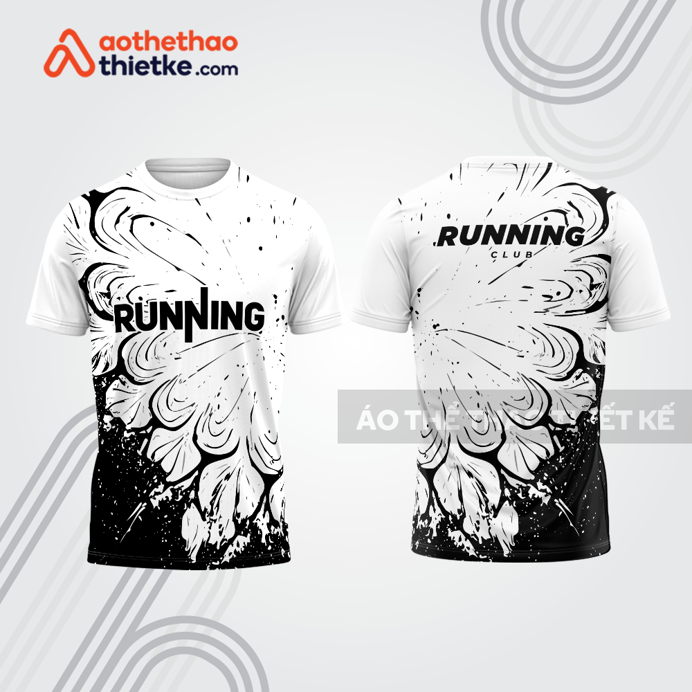 Mẫu thiết kế áo thun cổ tròn chạy bộ đẹp cba1861