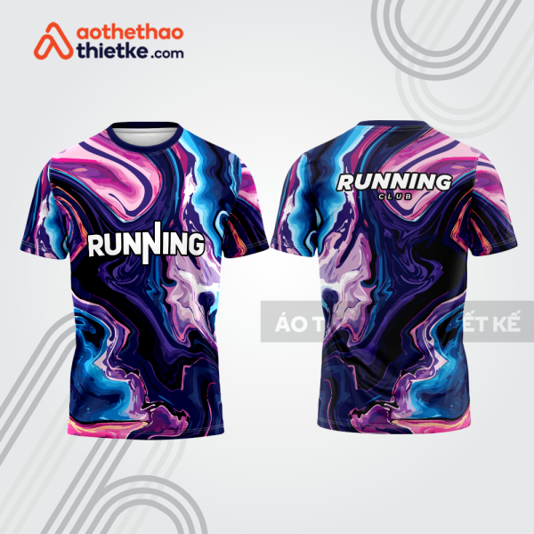 Mẫu thiết kế áo thun cổ tròn chạy bộ đẹp cba1873