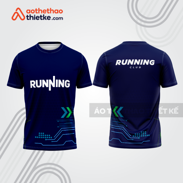 Mẫu thiết kế áo thun cổ tròn chạy bộ đẹp cba1879