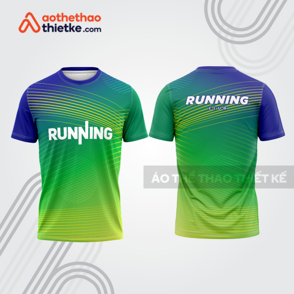 Mẫu thiết kế áo thun cổ tròn chạy bộ đẹp cba1907