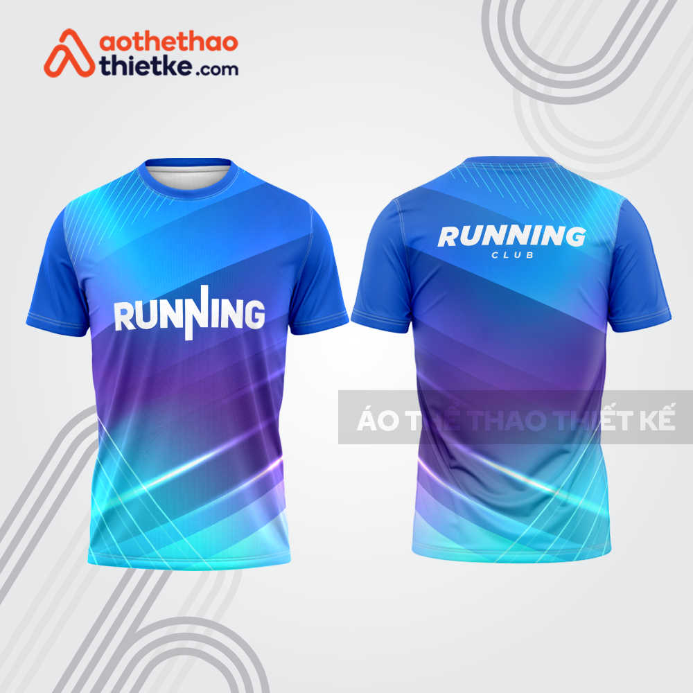 Mẫu thiết kế áo thun cổ tròn chạy bộ đẹp cba1913