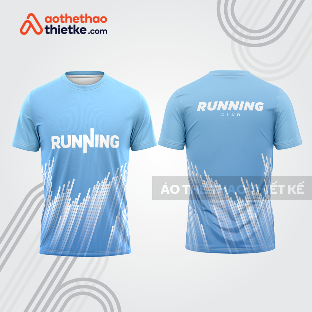 Mẫu thiết kế áo thun cổ tròn chạy bộ đẹp cba1938
