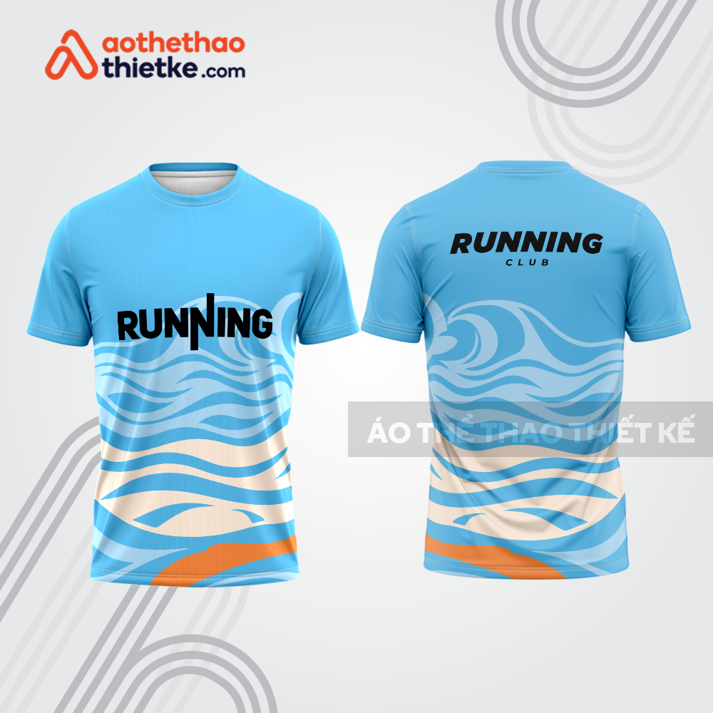 Mẫu thiết kế áo thun cổ tròn chạy bộ đẹp cba1966