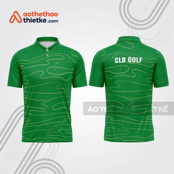 Mẫu thiết kế áo polo đồng phục thi đấu golf gf522