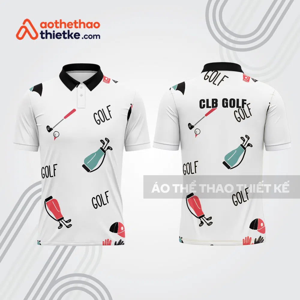 Mẫu thiết kế áo polo đồng phục thi đấu golf gf551