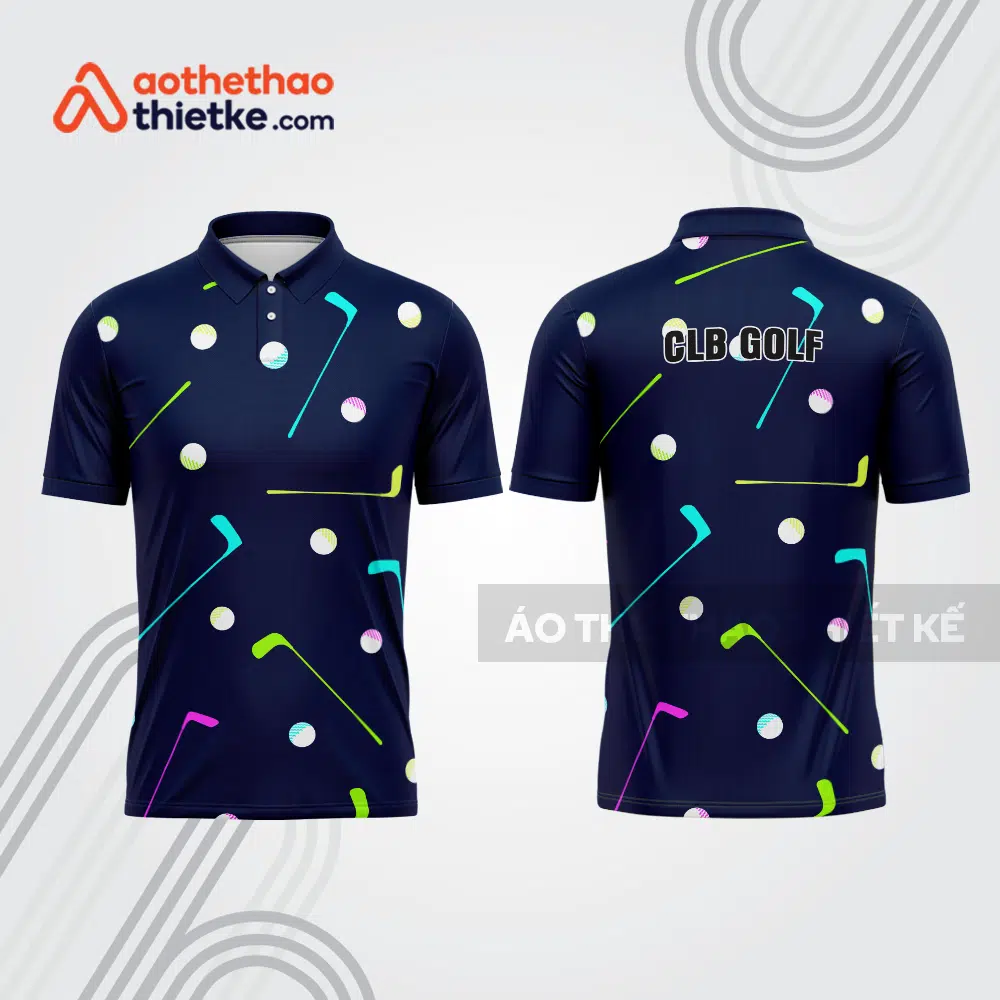Mẫu thiết kế áo polo đồng phục thi đấu golf gf553