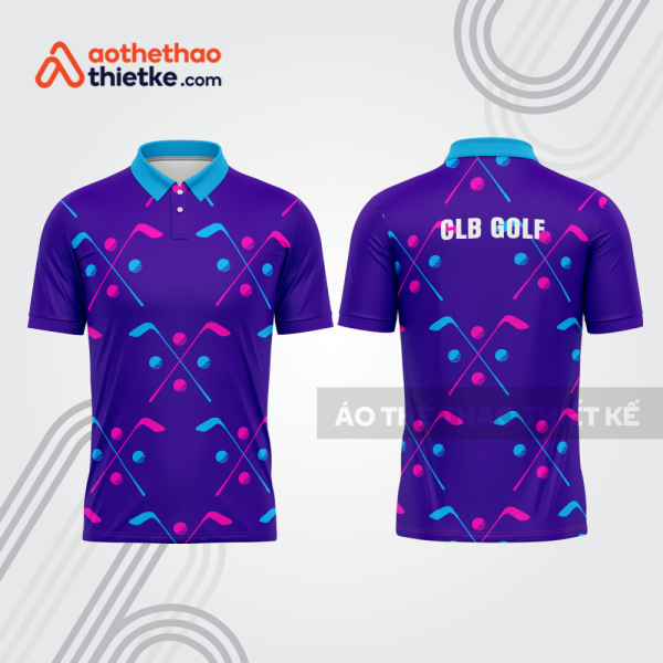 Mẫu thiết kế áo polo đồng phục thi đấu golf gf554