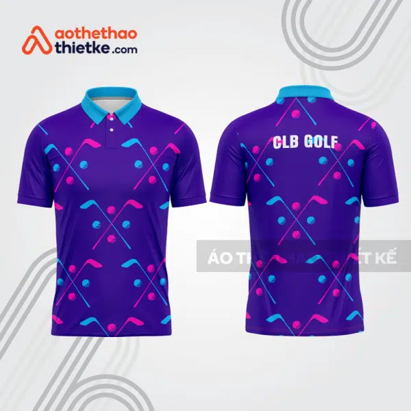 Mẫu thiết kế áo polo đồng phục thi đấu golf gf554