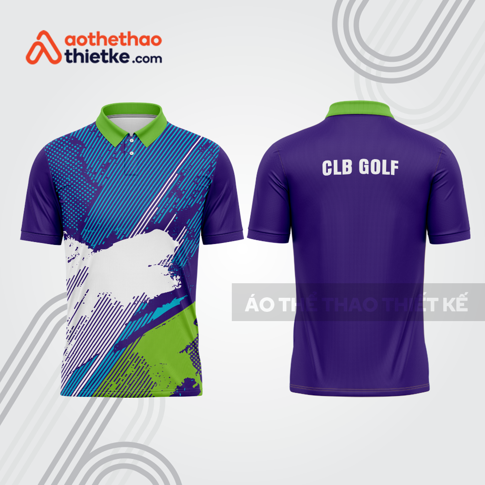 Mẫu thiết kế áo polo đồng phục thi đấu golf gf573