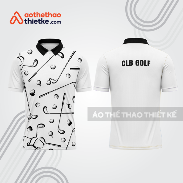 Mẫu thiết kế áo polo đồng phục thi đấu golf gf579