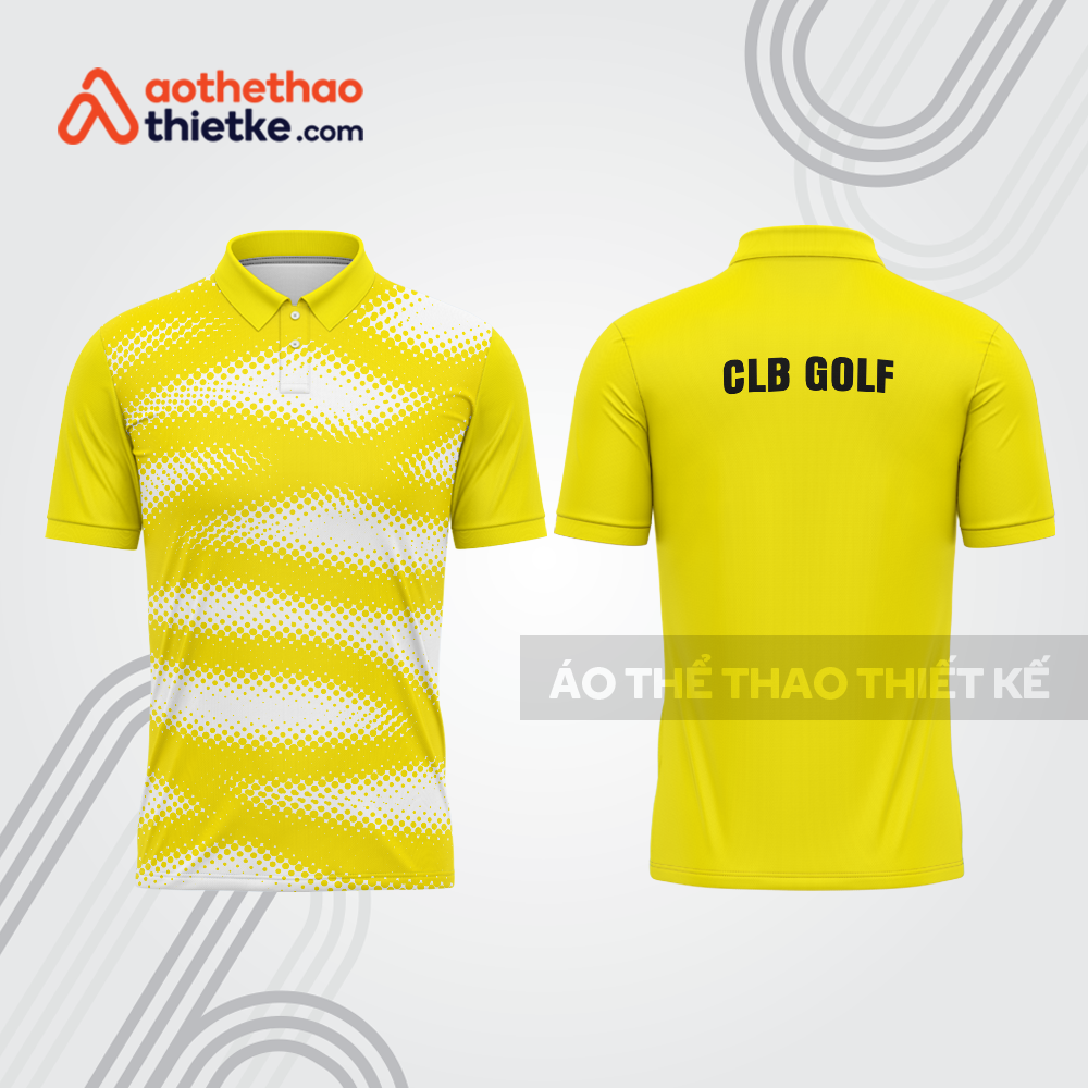 Mẫu thiết kế áo polo đồng phục thi đấu golf gf581