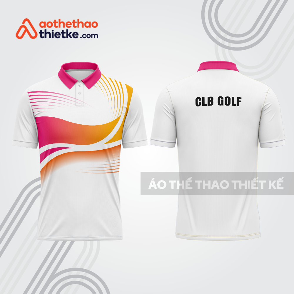 Mẫu thiết kế áo polo đồng phục thi đấu golf gf591