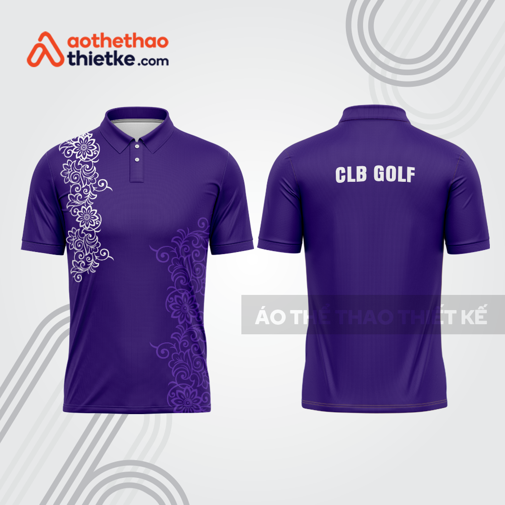 Mẫu thiết kế áo polo đồng phục thi đấu golf gf613