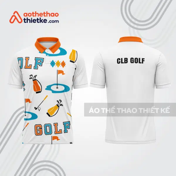 Mẫu thiết kế áo polo đồng phục thi đấu golf gf635