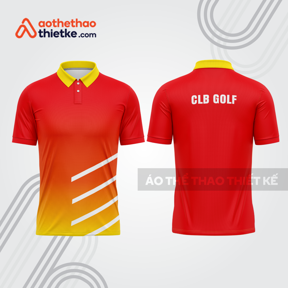 Mẫu thiết kế áo polo đồng phục thi đấu golf gf658