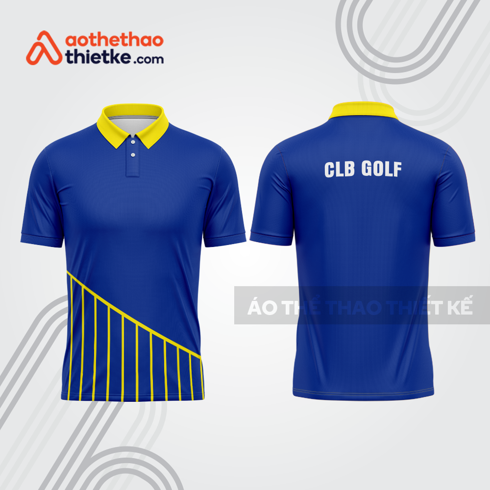 Mẫu thiết kế áo polo đồng phục thi đấu golf gf659