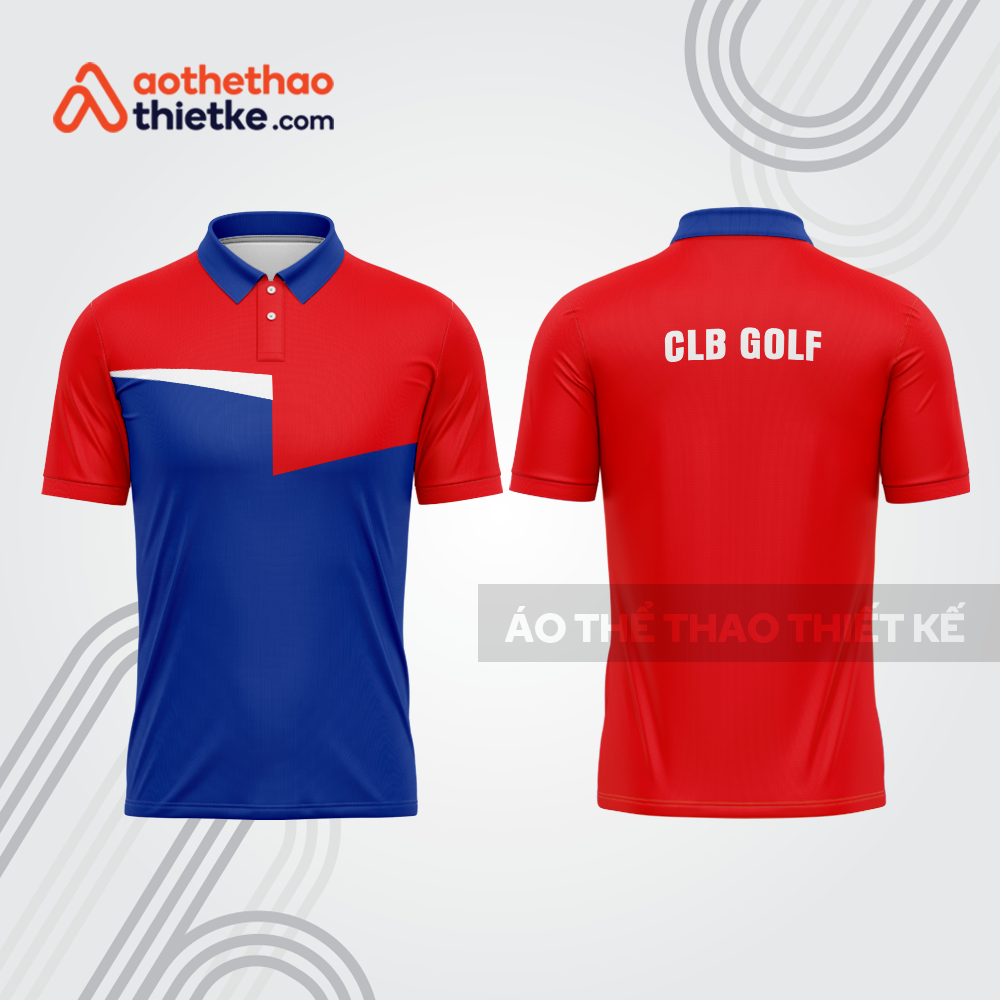 Mẫu thiết kế áo polo đồng phục thi đấu golf gf679
