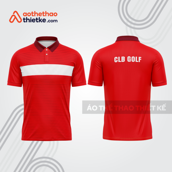 Mẫu thiết kế áo polo đồng phục thi đấu golf gf695