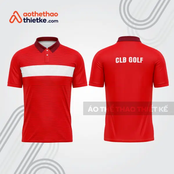 Mẫu thiết kế áo polo đồng phục thi đấu golf gf695