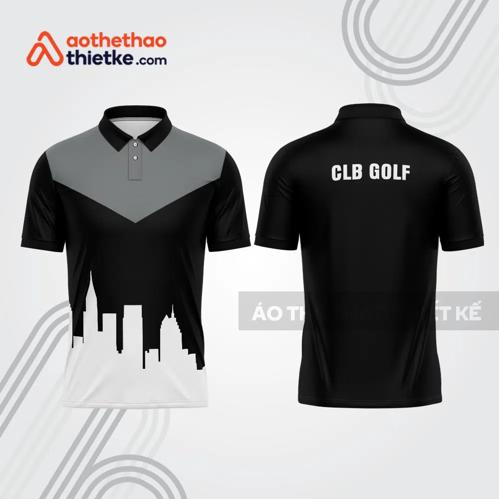 Mẫu thiết kế áo polo đồng phục thi đấu golf gf698