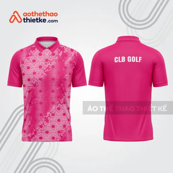 Mẫu thiết kế áo polo đồng phục thi đấu golf gf714