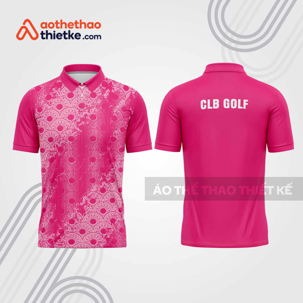 Mẫu thiết kế áo polo đồng phục thi đấu golf gf714