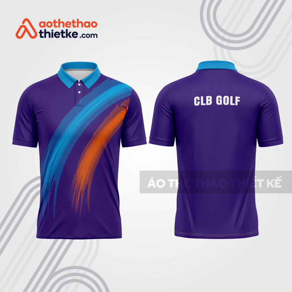 Mẫu thiết kế áo polo đồng phục thi đấu golf gf725