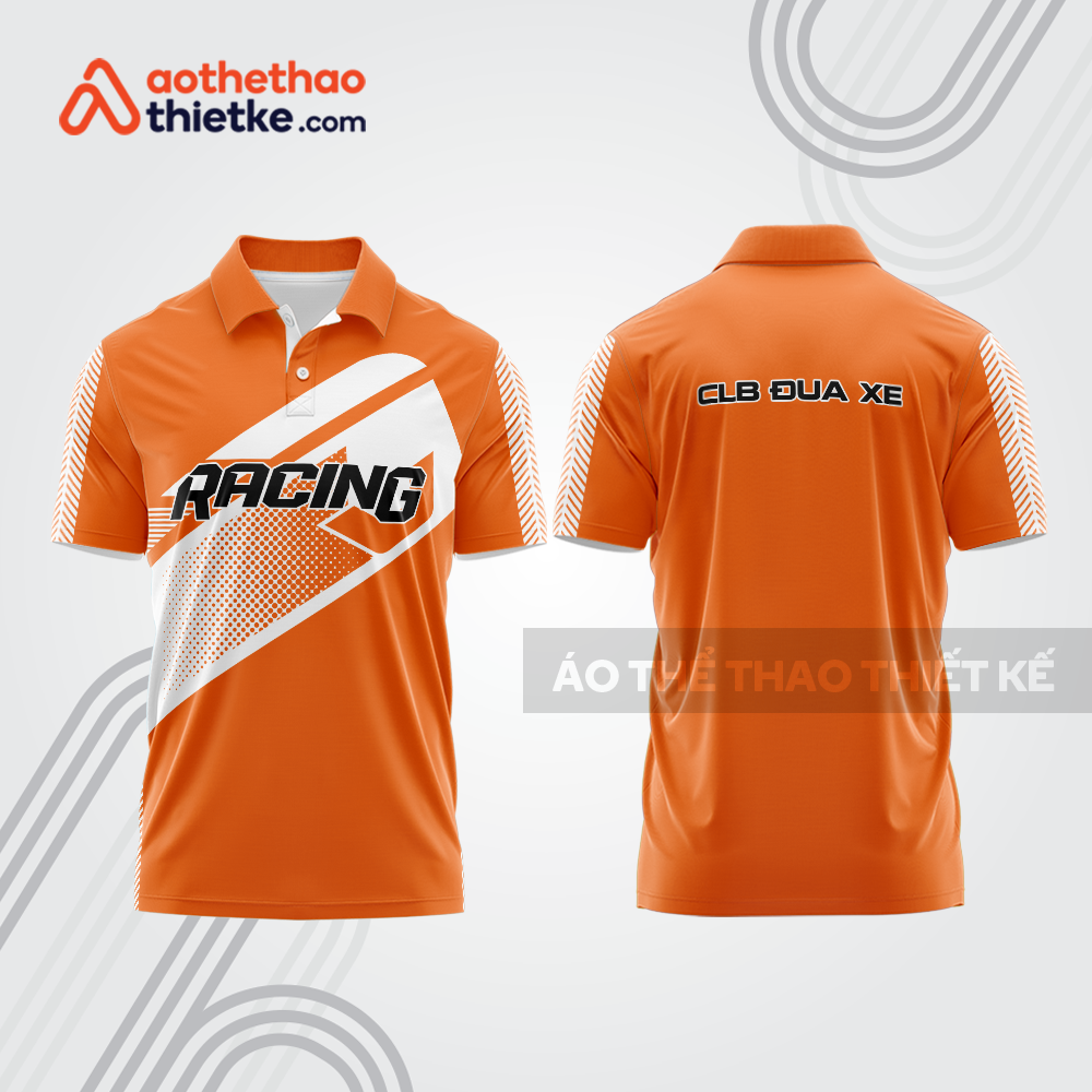 Mẫu thiết kế áo polo đội đua xe mô tô & ô tô đẹp mta103