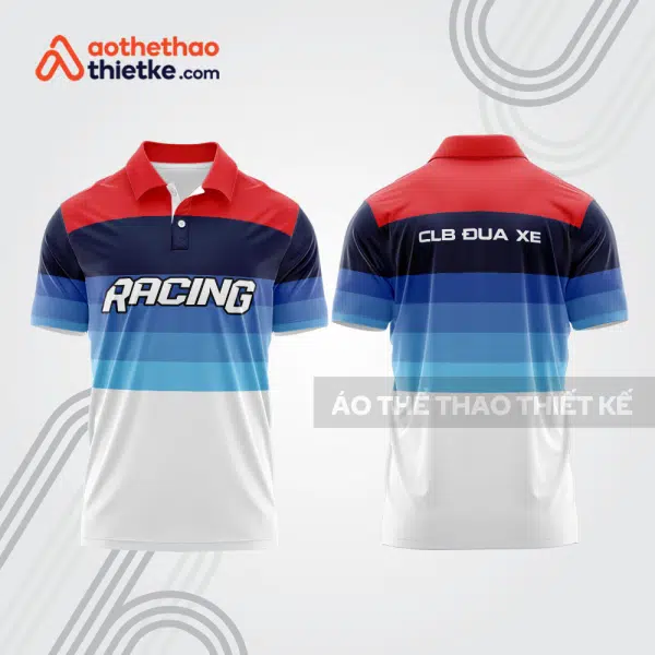 Mẫu thiết kế áo polo đội đua xe mô tô & ô tô đẹp mta106
