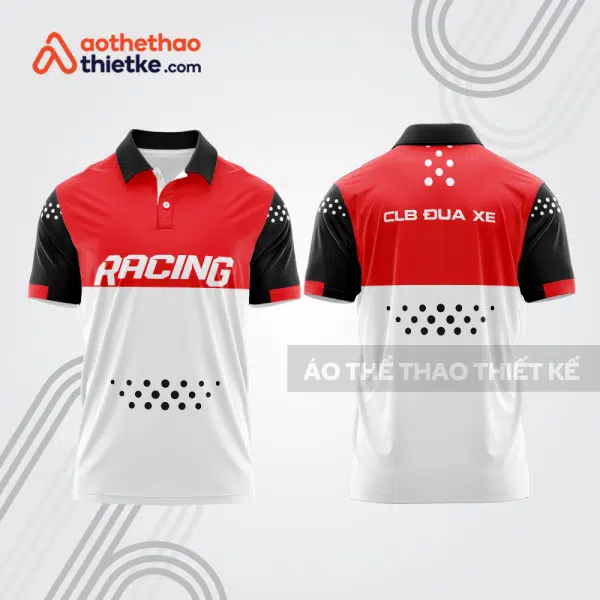 Mẫu thiết kế áo polo đội đua xe mô tô & ô tô đẹp mta109
