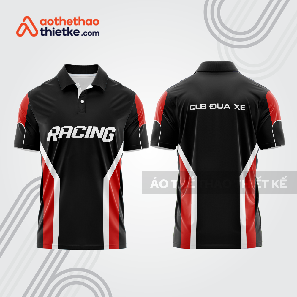 Mẫu thiết kế áo polo đội đua xe mô tô & ô tô đẹp mta110